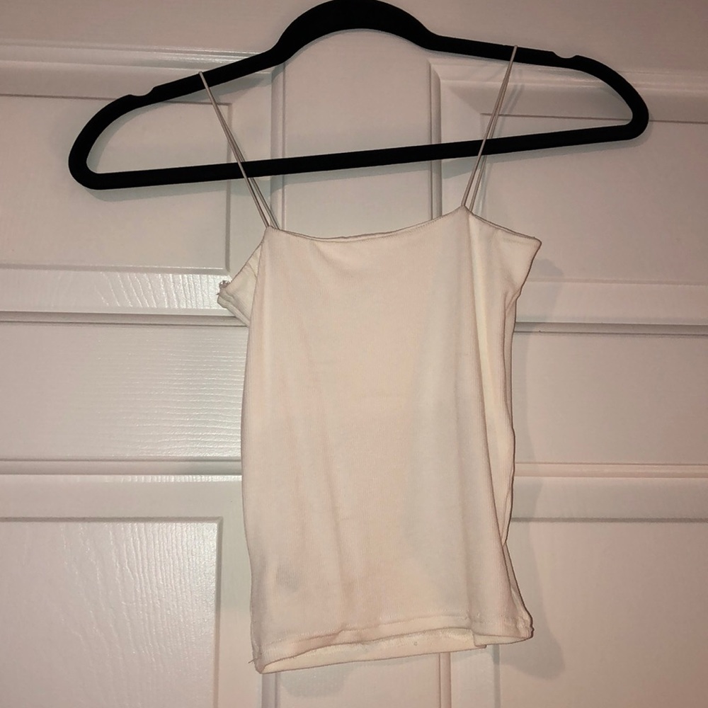 White tank top